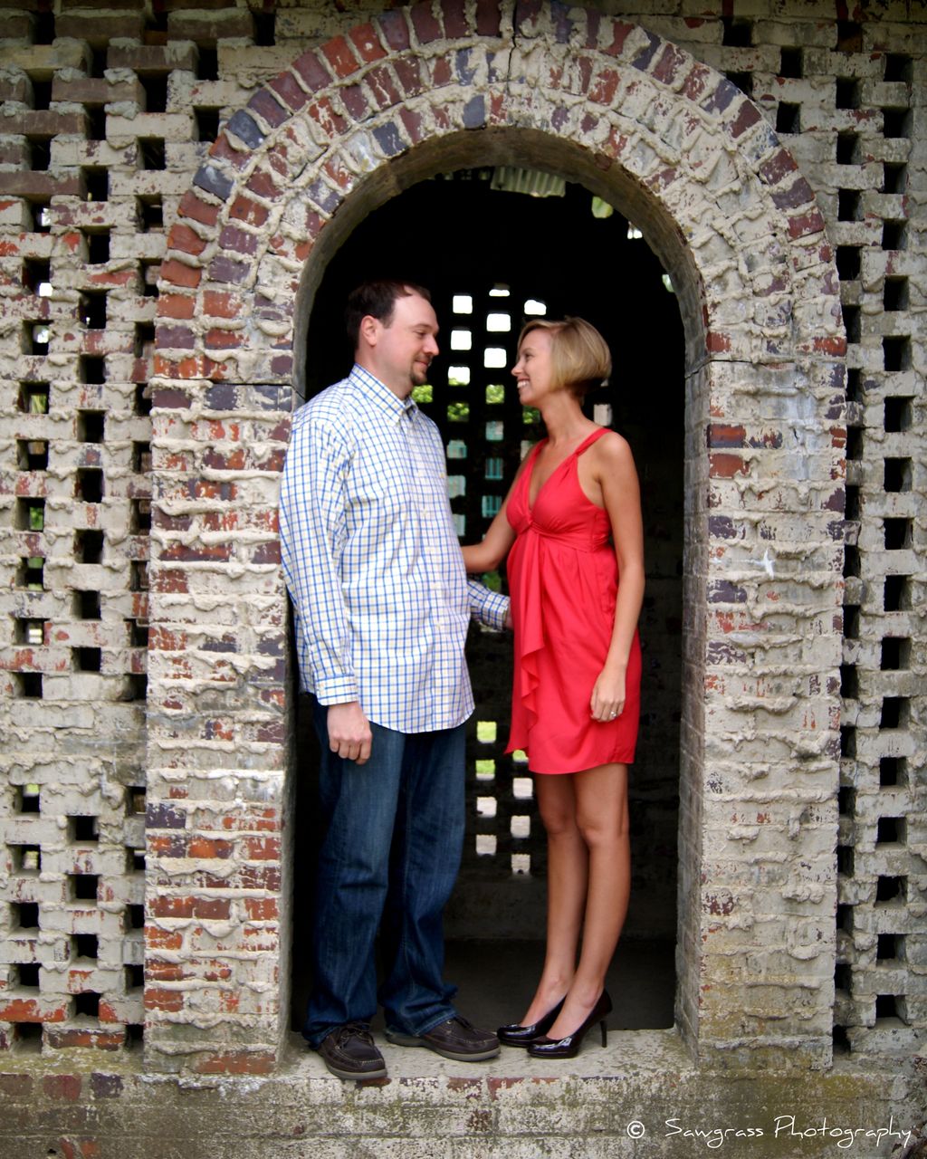 Brett & Nicole, engagement photo @ Huntington Beac