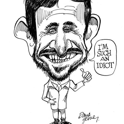 Caricature for government publication