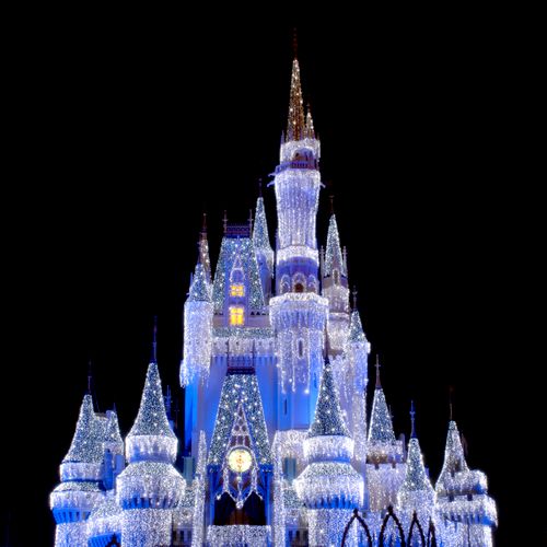 Castle at the Magic Kingdom at Disney World in Flo