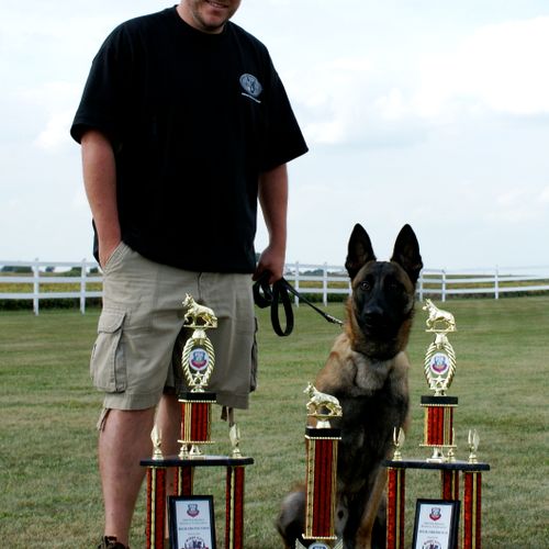 Professional Dog Trainer Mic Foster and K9 Sylar