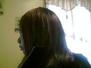 side view of full sew in