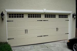 Stamped Metal Carriage Doors