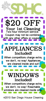 House Cleaning Coupon.
