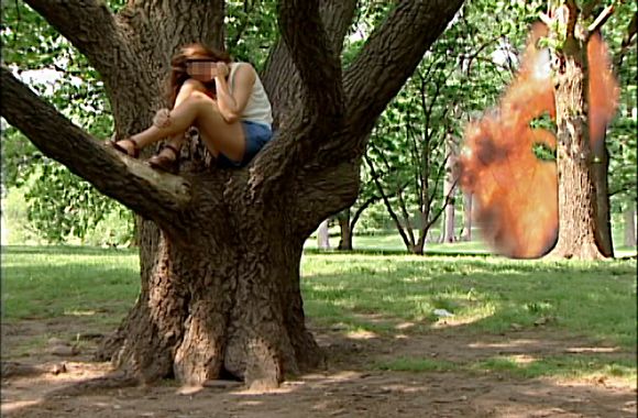 Explosion post visual effect for independent film