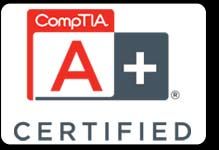 We are A+ certified computer specialists with more