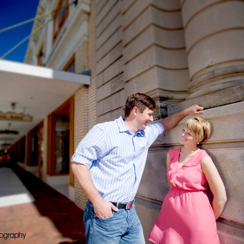 Downtown Ft Myers engagement photos
