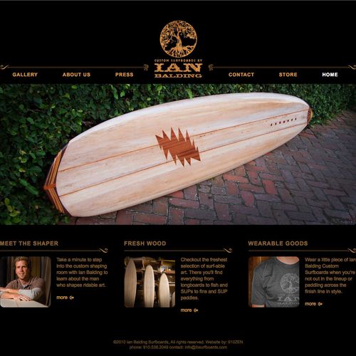 Ian Balding Custom Surfboards (located in Wilmingt