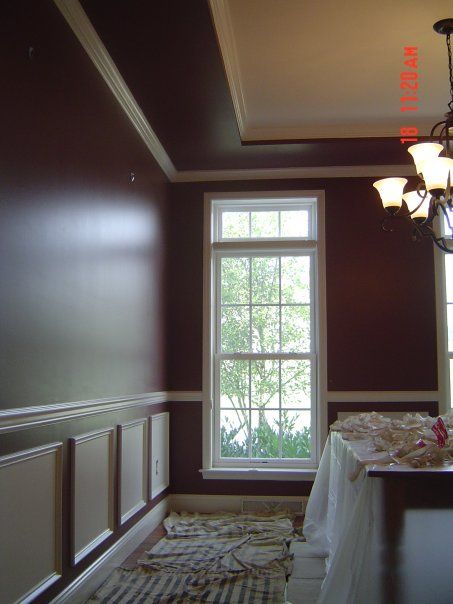 This is a dining room I did in Winslett.