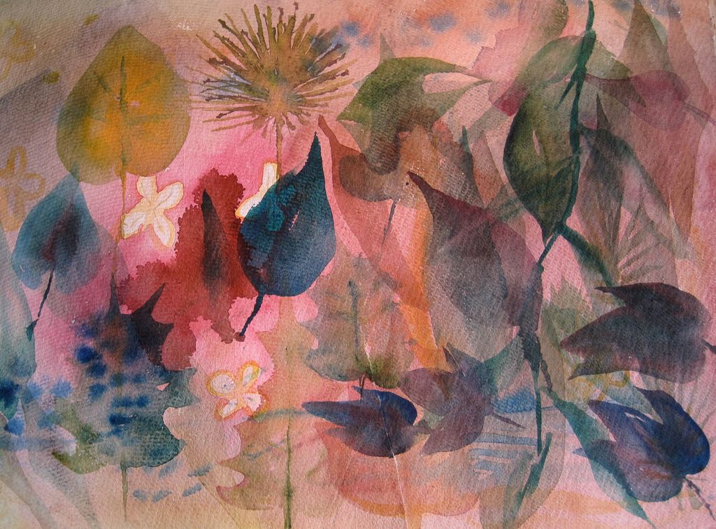 Watercolor painting by Sharon Searles. This is par