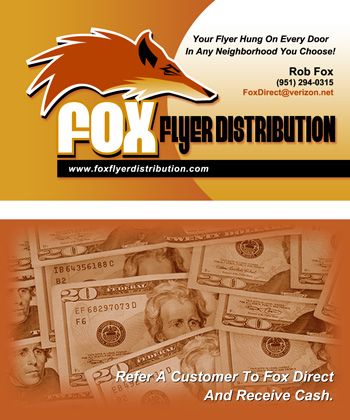 Fox Flyer Distribution