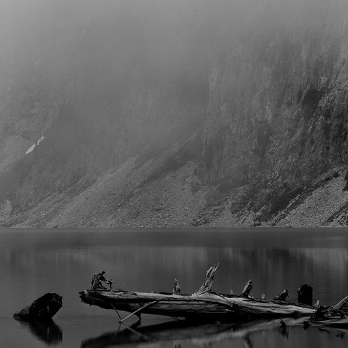 The still water and the fog gave Blanca Lake made 