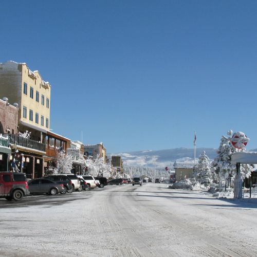 Winter Morning, Downtown Truckee