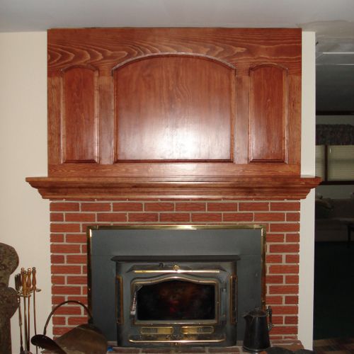 Custom Fire Place Mantle