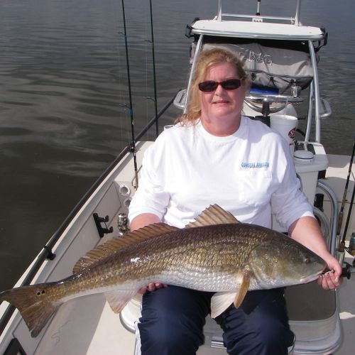 Kimberly's largest ever sight-fished red, over 40 