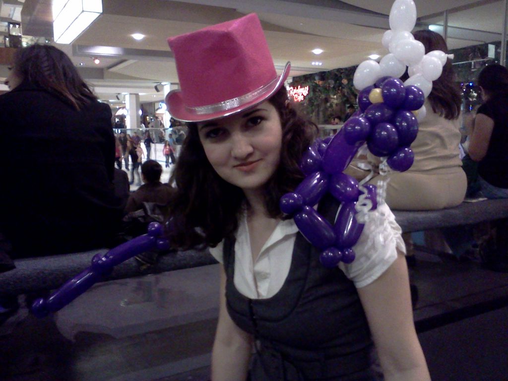 Teri, a Curly Turtle contract artist, with one of 