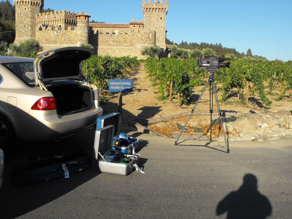 Preparing to shoot "Behind The Seeds with Spencer 