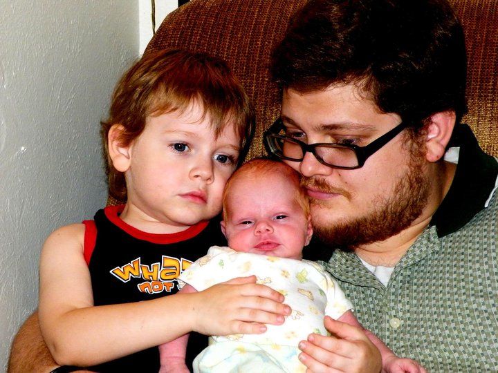 Our president, William Shea, with his two children