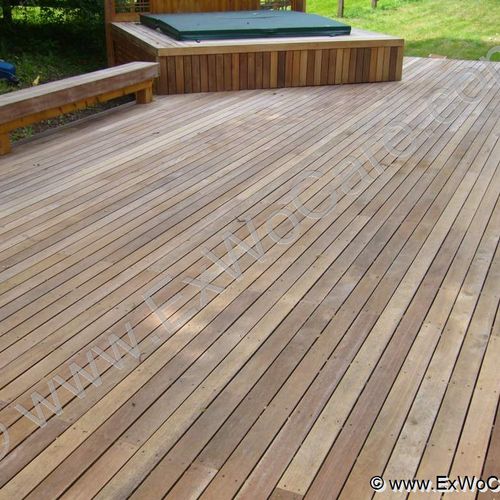 Ipe Deck Weathered and Dirty