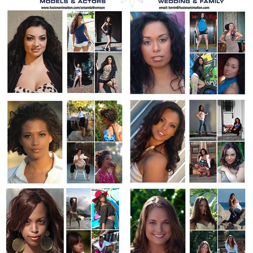 Photography for Model Headshots, Comp cards, Outdo