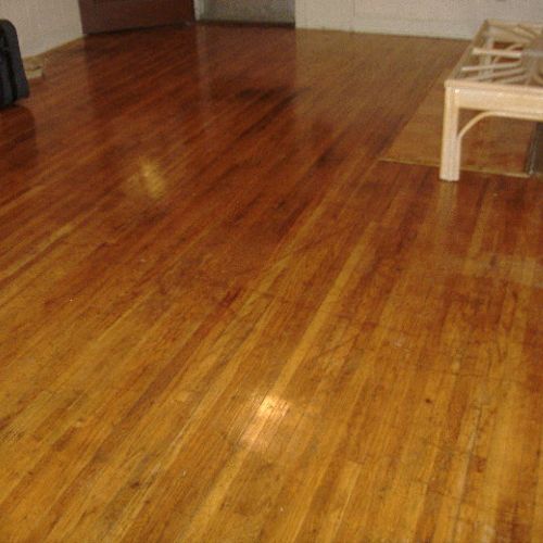 hardwood floors after,These floors were left in th