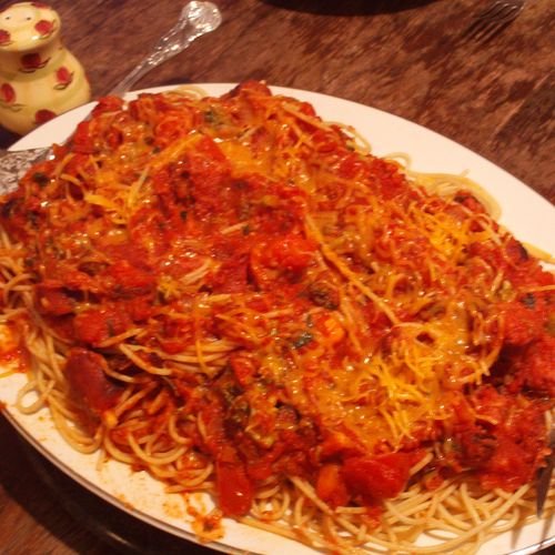 We Do More Than just BBQ!!! Spaghetti, Pasta Platt