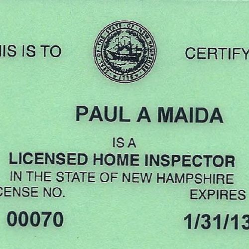 New Hampshire State License