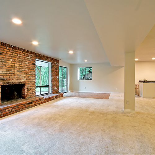 Your unfinished basement could look like this!