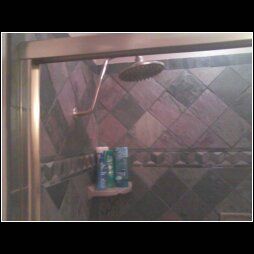 Slate shower stall