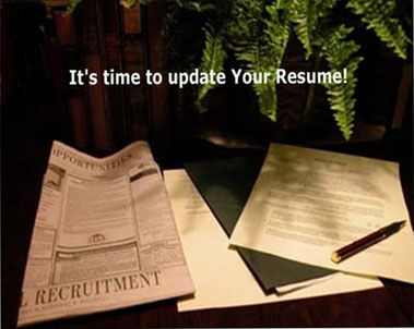 It is time to update your resume!