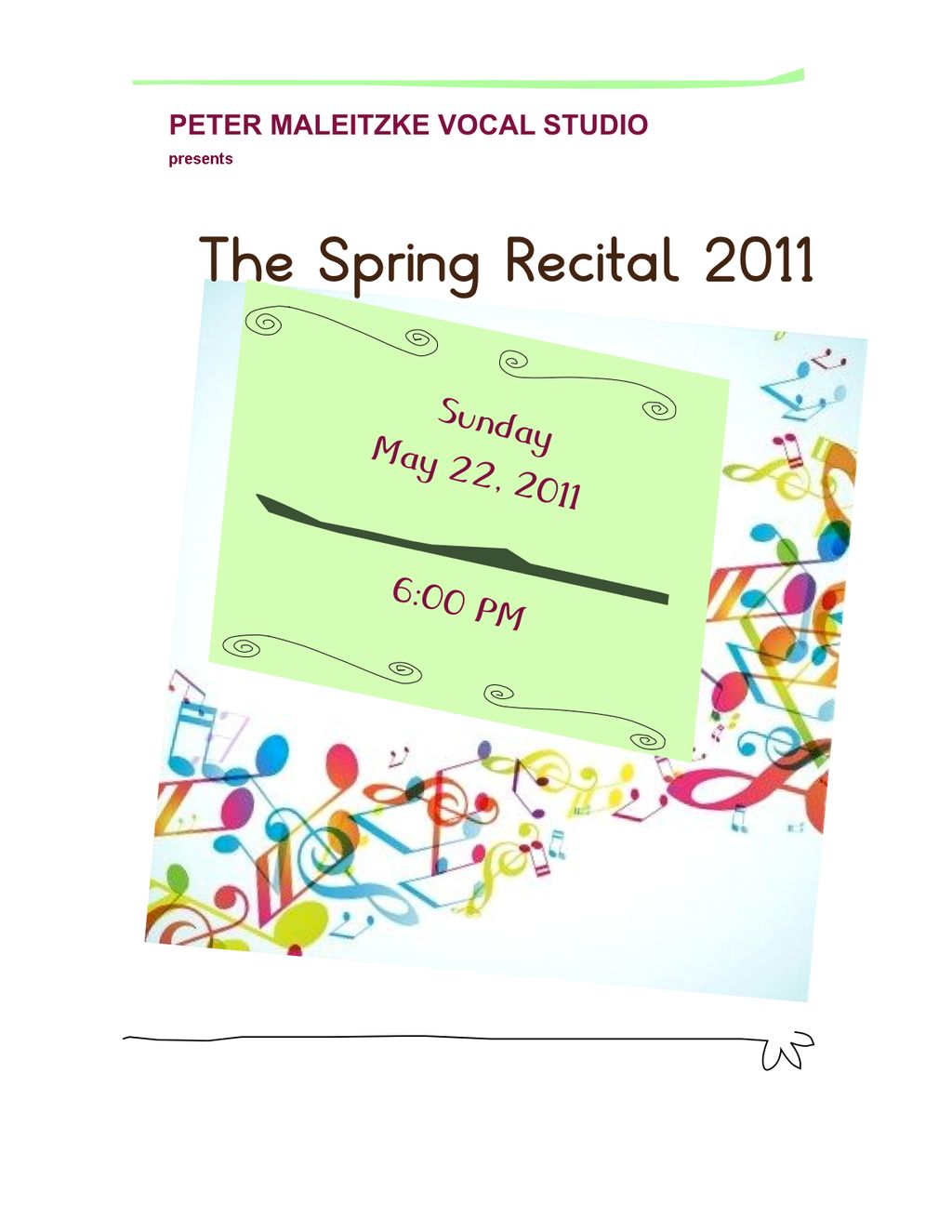 Our Spring Recital