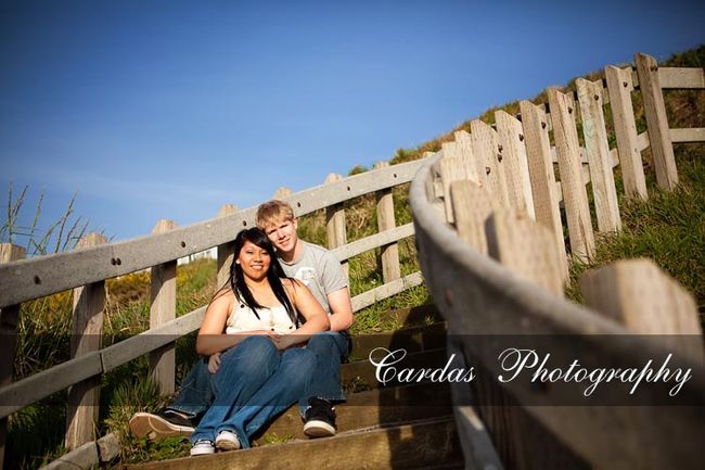 Couples session at the beach in Bandon Oregon.