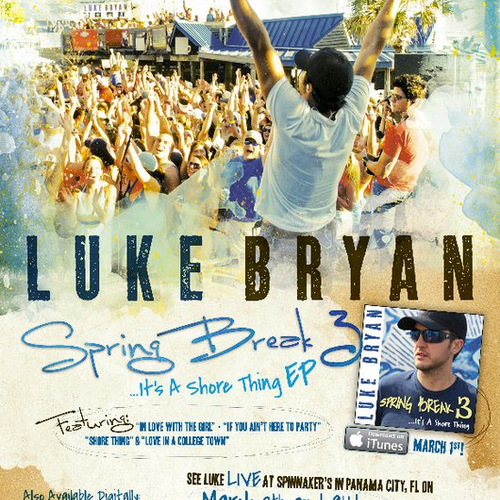 Full page ad for Luke Bryan of Capital Records Nas