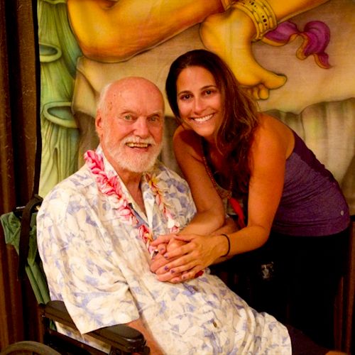 Ram Dass and I -Maui 2010
