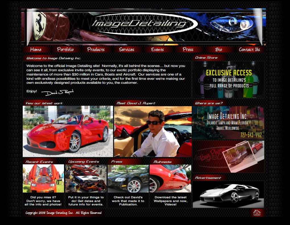 ProFromGo Web Design Project: Image Detailing Co