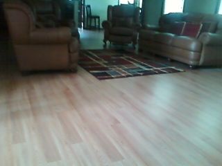 Pride-N-Mine Laminate flooring installation in Law