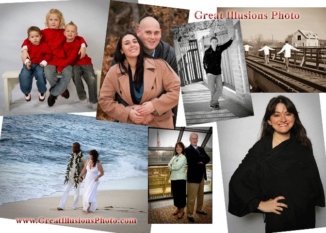 Portrait sessions starting at $149 with studio lig