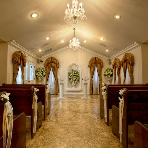 Victorian Chapel, accommodates up to 30 guests