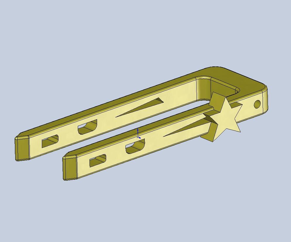 This is a Sportbike swingarm designed for a client