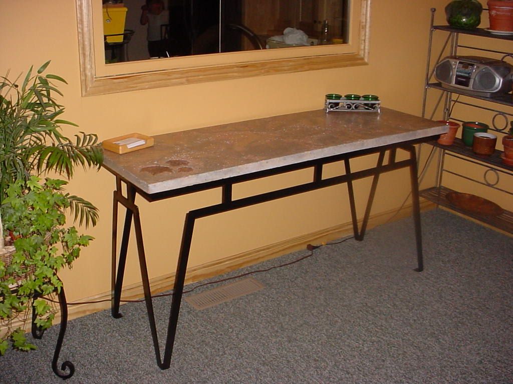 Concrete table