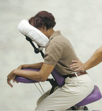 On Site Chair Massage for Corporate settings or in