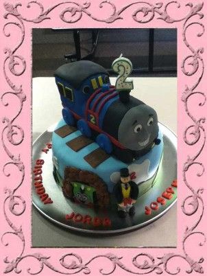 Thomas the Tank Birthday Cake