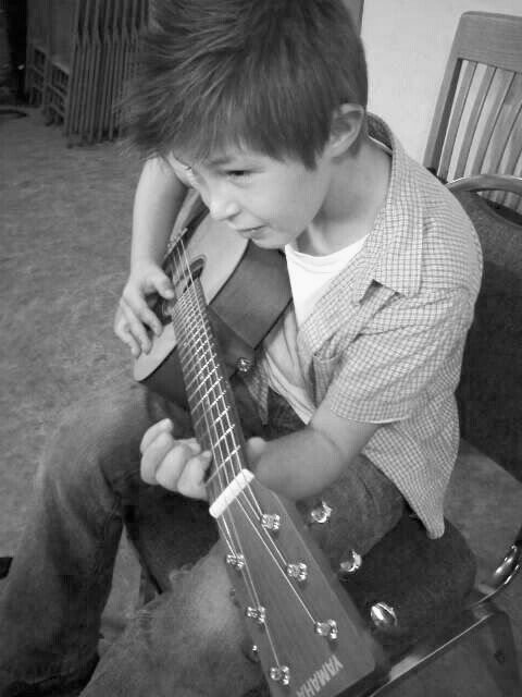 He studied guitar from the third grade to 8th grad