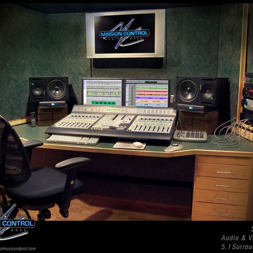 Our studio B is a comfortable mixing suite