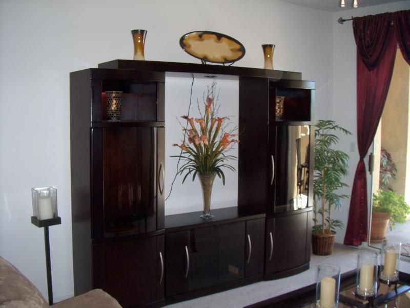 Assembled Entertainment Cabinet