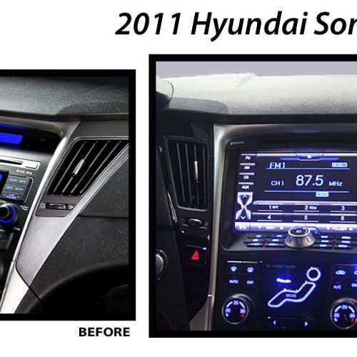 Replaces your existing Hyundai radio with a fully 