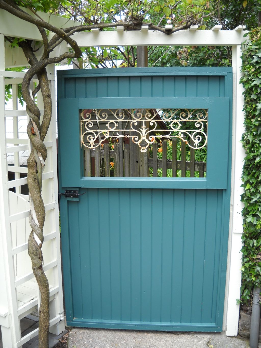 New garden gate
