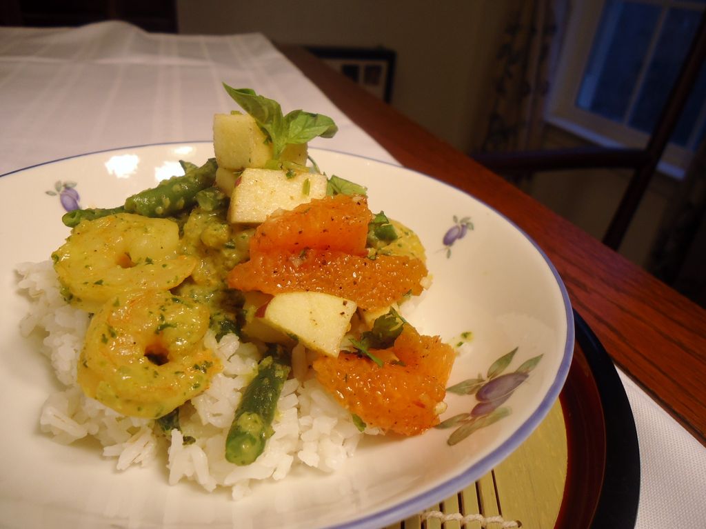Curried Shrimp and Coconut Rice