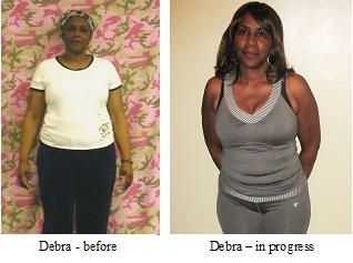 Debra has lost over 45 pounds with TNT BOOTCAMP!

