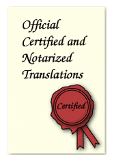 Certified and Notarized Translations by Certified 