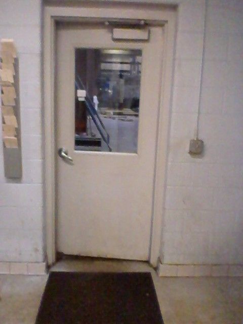 Clean shop door